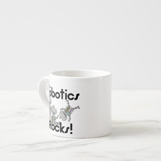 Xícara De Espresso Rochas da robótica (Frente Esquerda)