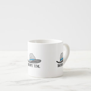 Xícara De Espresso Rope 'Em Western Rodeo