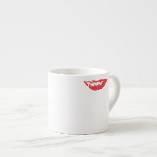 Xícara De Espresso Rosa de Caneca-Riviera do café da mancha do bordo