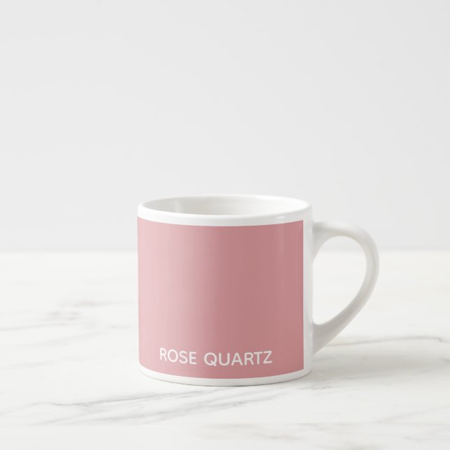 Xícara De Espresso Rosa Quartz - nome cor rosa (Direita)