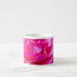 Xícara De Espresso Rosa rosa delicada.