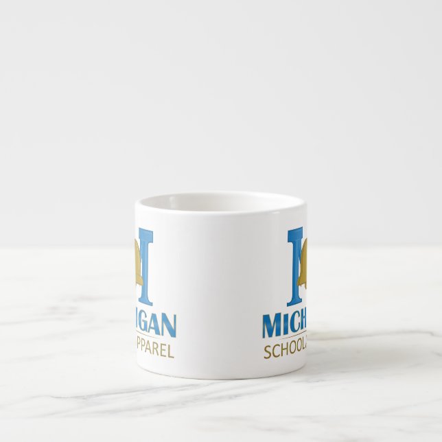 Xícara De Espresso Roupa da Escola de Michigan (Frente)