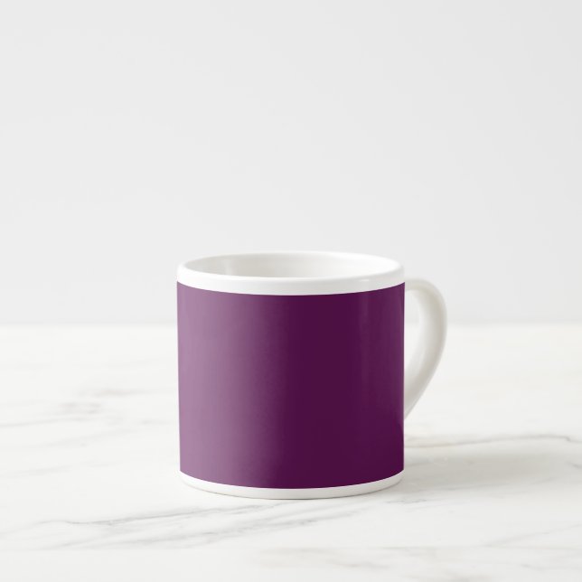 Xícara De Espresso  Roxo de uvas (cor sólida)  (Frente Esquerda)