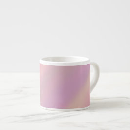 Xícara De Espresso Roxo Soft Blush Rosa 80s