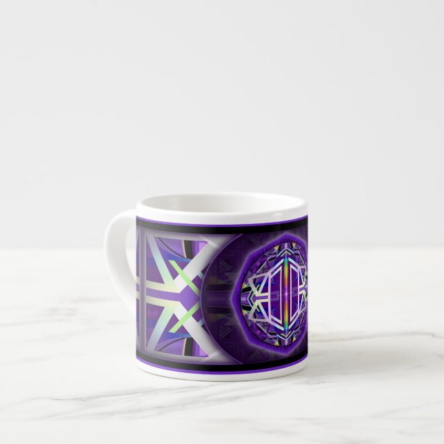 Xícara De Espresso Roxo W3 (Frente Esquerda)