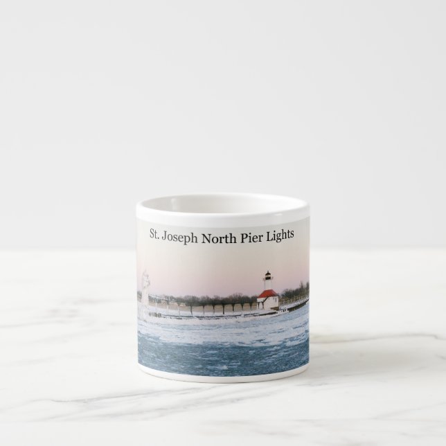 Xícara De Espresso Rua Joseph North Pierhead Lights espresso mug (Frente)