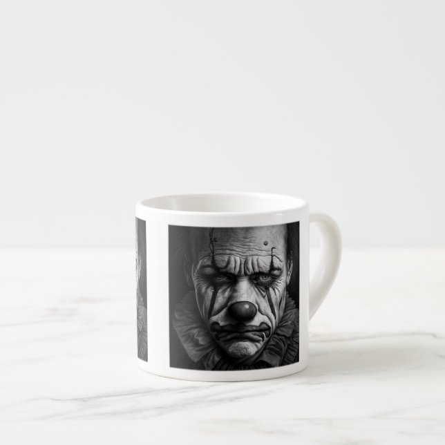 Xícara De Espresso Sad Clowe Espresso Mug (Frente Esquerda)