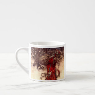 Xícara De Espresso Santa Claus Arthur Rackham