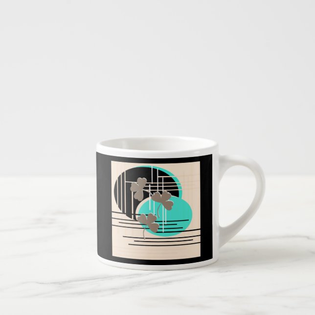 Xícara De Espresso São Patrício, abstração (Direita)
