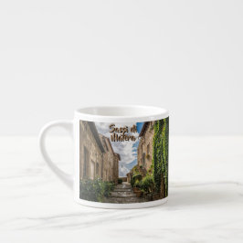 Xícara De Espresso Sassi di Matera Itália Degraus de Hera