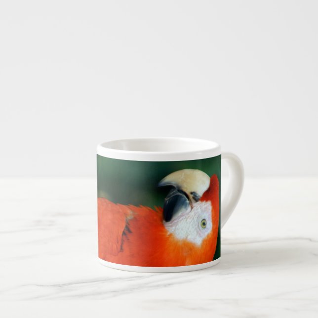 Xícara De Espresso Scarlet Macaw (Frente Esquerda)