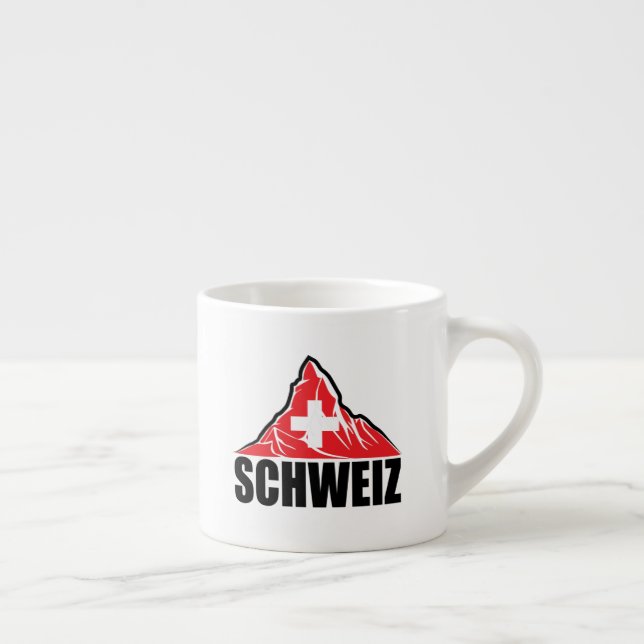 Xícara De Espresso Schweiz Matterhorn Suiça (Direita)