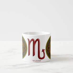 Xícara De Espresso Scorpio Mandala Specialty Mug