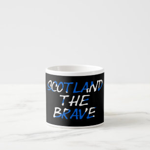Xícara De Espresso Scotland The Brave on Scottish Flag mugcn