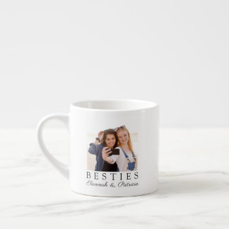 Xícara De Espresso Script de Foto Personalizada para Melhor Amiga BFF