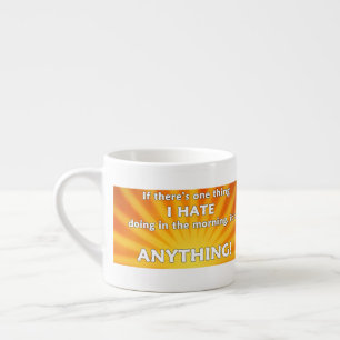 Xícara De Espresso Se há uma coisa que eu odeio fazer de manhã