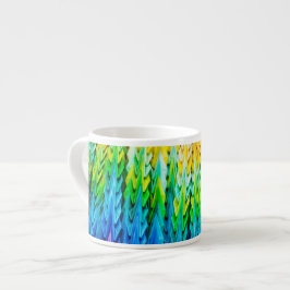 Xícara De Espresso Senbazuru ou mil gruas origami