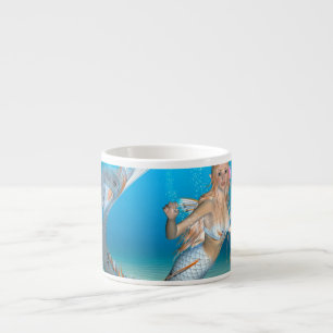 Xícara De Espresso Sereia Adorável