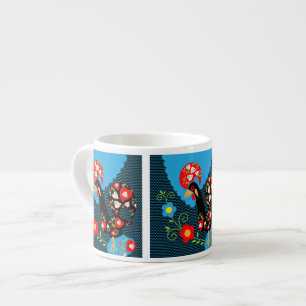 Xícara De Espresso Símbolo português de galo de Portugal