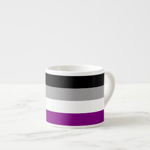 Xícara De Espresso Sinalizador de Orgulho Asexual LGBTQ