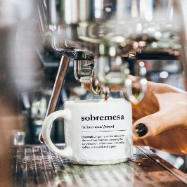 Xícara De Espresso Sobremesa define o dicionário espanhol moderno