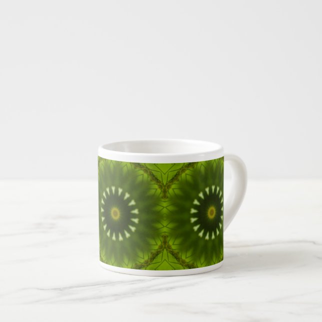 Xícara De Espresso Sóis Verdes (Frente Esquerda)