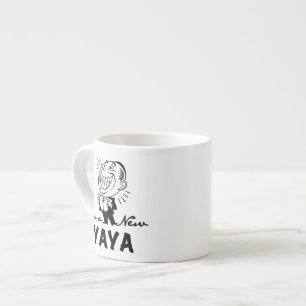 Xícara De Espresso Sorria de Camisetas e presentes de Nova Yaya