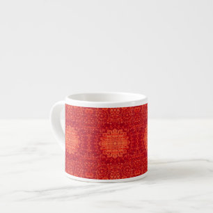 Xícara De Espresso Souk Sunset: Padrão Marraquexe Laranja marroquino