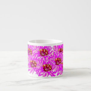 Xícara De Espresso Specialty Mug : Gerbera Daisies rosa