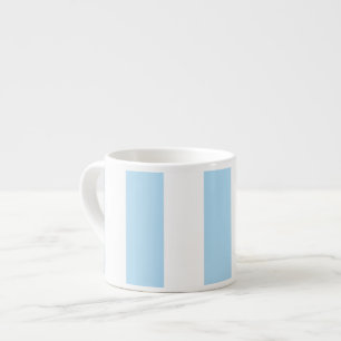 Xícara De Espresso Stripes Azuis, Listras Brancas, Padrão Stripe
