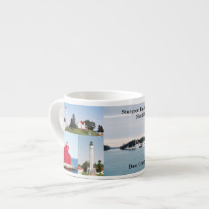 Xícara De Espresso Sturgeon Bay Canal Lights espresso mug