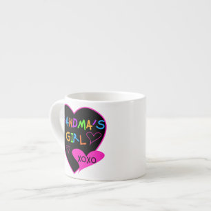 Xícara De Espresso T-shirt e presentes da menina da avó do coração