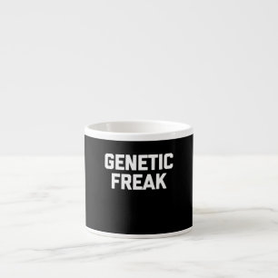 Xícara De Espresso T-Shirt Genético Freak Engraçado Dizendo