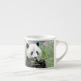 Xícara De Espresso taça de café expresso Panda gigante fotográfico.