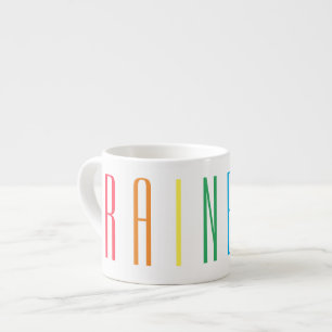 Xícara De Espresso Taça de Espresso RAINBOW