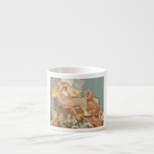 Xícara De Espresso Taça Espresso de Arte Náutica Náutica Naufragante
