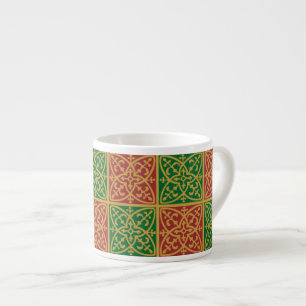 Xícara De Espresso Taça Espresso de Feriado Gótico Vermelho