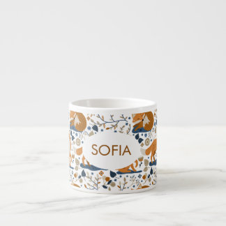 Xícara De Espresso Taça Espresso Personalizada Da Raposa Da Madeira
