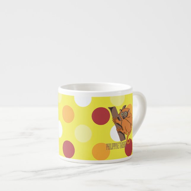 Xícara De Espresso Tarsier filipino (Frente Esquerda)