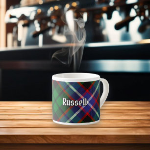 Xícara De Espresso Tartan do Clã Russell