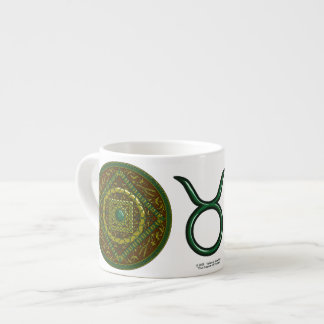 Xícara De Espresso Taurus Mandala Specialty Mug