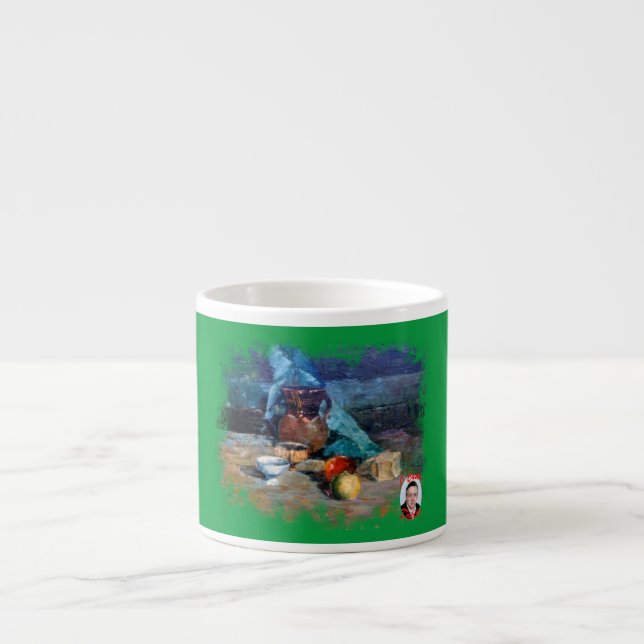 Xícara De Espresso Taza De Espresso Bodegón a espátula (Frente)