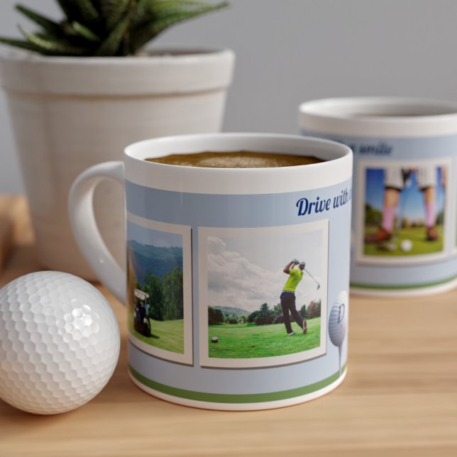 Xícara De Espresso Tema Golf Pai Golfer Instantâneo da Taça Espresso (Criador carregado)