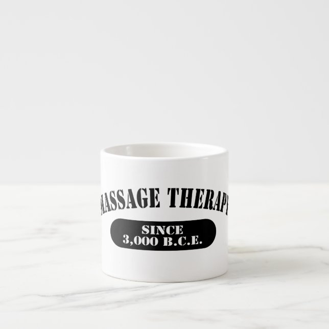 Xícara De Espresso Terapia de Massagem Desde 3.000 A.C. (Frente)