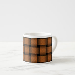 Xícara De Espresso Terracotta Basket Weave