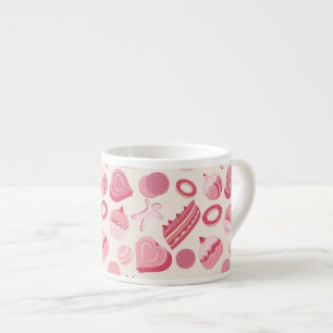 Xícara De Espresso Teste padrão 2 do chocolate e das pastelarias