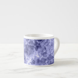 Xícara De Espresso Textura Azul Escuro Crumplada