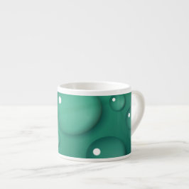 Xícara De Espresso Textura de derramamento de chuva em teal