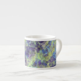 Xícara De Espresso Textura de Lavanda amassada