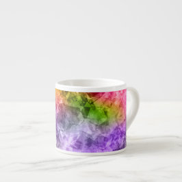 Xícara De Espresso Textura Exótica Despedaçada